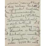 ca 1912 Lesznai Anna (1885-1966) költő, író, grafikus, iparművész, a Nyolcak vendégtagjának izgalmas autográf levele dr...
