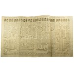 A Francia uralkodóházak hatalmas méretű családfája a családok címerével. 111 cm x 45 cm(!) Megjelent Amszterdamban 1720...