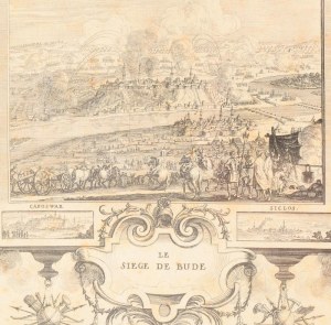 [Metszet, Buda ostroma] Sebastien Leclerc (1676-1763) - Jeremias Wolff (1663-1724): Le Siege de Bude (Buda ostroma)...