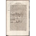 1570 Sebastian Münster Cosmographia című munkájának Siracusát ábrázoló fametszetű lapja hátoldalán Palermo olasz város l
