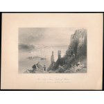 cca 1845 Bartlett, William Henry (1809-1954) - W. Mossmann: Dévény vára az apácák tornyával, acélmetszet...
