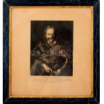 Kupeczky János (1667-1740) festménye után, Westermeyer metszése: II. Rákóczi Ferenc portréja (Franciscus Ragoczy...