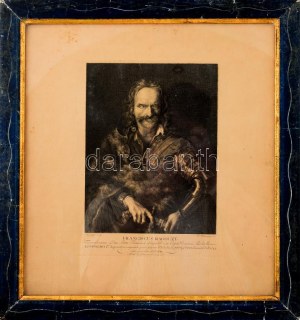 Kupeczky János (1667-1740) festménye után, Westermeyer metszése: II. Rákóczi Ferenc portréja (Franciscus Ragoczy...