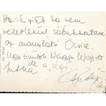 1958 Puskás Ferenc (1927-2006) autográf aláírása Olaszországból hazaküldött képeslapon