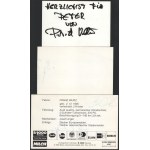 Osztrák autóversenyzők által aláírt képek: Patrick Vallant, Franz Wurz, stb., 3 db