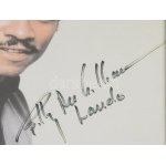 "Billy Dee" Williams (1937-) a Star Wars Lando Calrissianjának aláírása egy őt Lando Calrissianként ábrázoló képen...