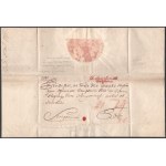 1791 Báró Orczy László főispán, kamarai másodelnök által aláírt levél