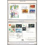 1992 Melis Zoltán olimpiai bajnok evezős és más sportolók aláírásai Barcelona, olimpia FDC...