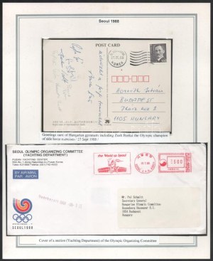 1988 Szöul magyar olimpikonok, Borkai Zsolt, Kováts Zsolt, Fajkusz Csaba...