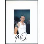 Otto Götz (1967-) német színész aláírása az őt ábrázoló fotón / autograph signature