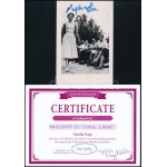 Sophia Loren - a filmtörténelem egyik legnagyobb ikonja - kétszeres Oscar-díjas olasz színésznő aláírása...