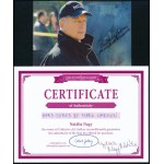 Mark Harmon amerikai színész aláírása, aki leginkább a NCIS ...