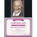 Robert Englund amerikai színész aláírása, aki a horror műfaj egyik ikonikus alakja. Leghíresebb szerepe Freddy Krueger...