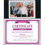 Sepp Maier aláírása Sepp Maier a német futball egyik legnagyobb kapusa...