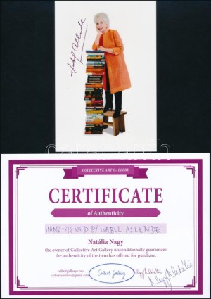 Isabel Allende - A spanyol nyelvű irodalom királynője aláírása Isabel Allende chilei származású író...