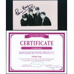 Pete Best - A Beatles eredeti dobosának aláírása Pete Best brit zenész...