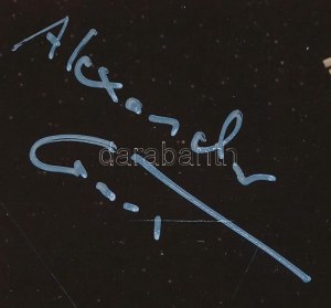 Alexander Gerst - Az európai űrkutatás arca aláírása Alexander Gerst német geofizikus és űrhajós...