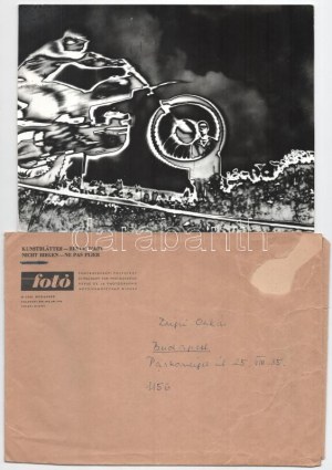 cca 1977 Zsigri Oszkár (1933-?) budapesti fotóművész hagyatékából jelzés nélküli, vintage fotóművészeti alkotás ...