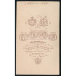 cca 1868 Adelina Patti (1843-1919) olasz operaénekesnő, keményhátú fotó Bergamasco műterméből, 10,5×6...