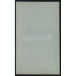 cca 1880 Léon Gambetta (1838-1882) francia politikus, államférfi, miniszterelnök (1881-1882) portréja, vizitkártya, 10...