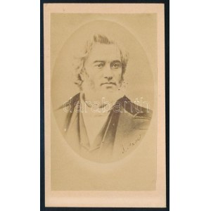 cca 1880 Jules Favre (1809-1880) francia államférfi, ügyvéd, a Nemzetgyűlés tagja, vizitkártya, 10,5x6 cm /...