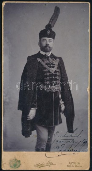 1904 felsőalmási Fábry Sándor (1859-1917) jogász, Békés vármegye alispánja, majd főispánja...