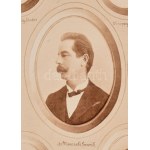 1899 A Budapesti Kir. Magyar Tudományegyetem Történelmi Seminariuma 1898-1899 tablófotója, rajta ismert személyekkel...