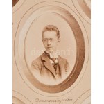 1899 A Budapesti Kir. Magyar Tudományegyetem Történelmi Seminariuma 1898-1899 tablófotója, rajta ismert személyekkel...