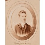 1899 A Budapesti Kir. Magyar Tudományegyetem Történelmi Seminariuma 1898-1899 tablófotója, rajta ismert személyekkel...