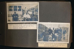 1917-1929 Régi fotóalbum, közte több fényképpel Wekerle Sándor miniszterelnökről, valamint Wekerle Gézáról...