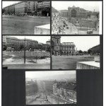 1967 Budapest, a Baross tér látképe az aluljárórendszer építése előtt, 13 db vintage ezüstzselatinos fotó...