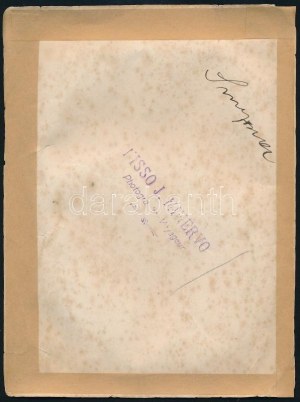 cca 1880 Smyrna, ma Izmir, fotó, sérülésekkel, 12×15,5 cm / Smyrna, Izmir, photo with faults