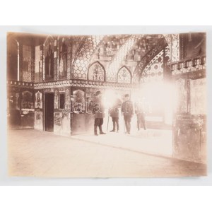 1906 Jereván kormányzóság Örményország Sardar palota perzsa katonákkal. Feliratozott fotó. 17x12 cm ...