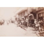 Tbilisi, Georgia. Building of tramway tracks on Alexejevskaja, Elisabetskaja and Sandstreet...