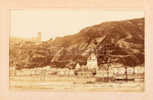 ca 1860 Európai utazás fotógyűjteménye. 155 db vizitkártya fotó, feliratozott albumlapokba csúsztatva. Németország...