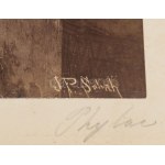 cca 1890-1900 Jean Pascal Sébah (1872-1947): Phylae intérieur de la galerie Colonnade du Nord ...