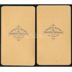 cca 1860-1870 Gyerekek elegáns öltözetben...