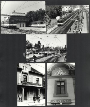 1982 és 1993 között készült felvételek HÉV állomásokról, HÉV vonalakról és HÉV járművekről...