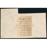 1845 Magyar Középponti Vasút - MKpV VÁCZ-HEVES sorozat 69-es mozdonya, hátoldalon feliratozva, 10×14 cm ...