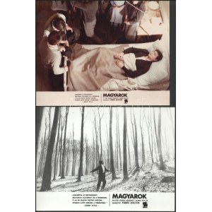cca 1989 előtt készült, Magyarok című magyar film jelenetei és szereplői, 31 db vintage produkciós filmfotó ...