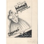 Csengery István (1887-1946) Schmoll paszta plakátterv. tus, vegyes technika, jelzett...