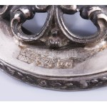 Ezüst (Ag) besamin tartó, 1894, orosz, jelzett, mesterjellel, m: 12,5 cm, 66g /// Silver (Ag) Besamim Container, 1894...