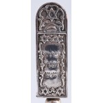 Ezüst (Ag) Sabbati havdala-tartó. 20. sz., jelzett, m: 12cm, nettó 82g /// Silver (Ag) Sabbati Havdalah holder...