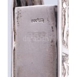 Ezüst (Ag) Sabbati havdala-tartó. 20. sz., jelzett, m: 12cm, nettó 82g /// Silver (Ag) Sabbati Havdalah holder...