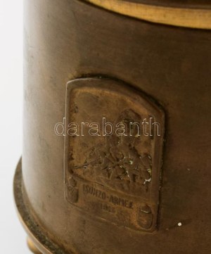 I. világháborús emléktárgy, 10 cm Feldhaubitze M 99 tábori ágyú lövedékéből kialakított...