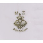 1916 Altrohlau világháborús emlékkancsó II. Vilmos és Ferenc József arcképével díszítve, tűzhibával, repedésvonallal...