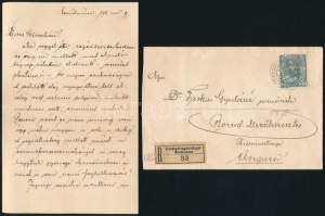 1915 Magyar katona levele a Mauthauseni hadifogolytáborból magyar szerelmének Borsod...