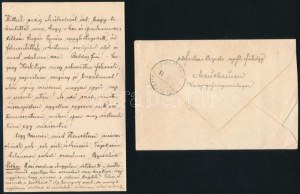 1915 Magyar katona levele a Mauthauseni hadifogolytáborból magyar szerelmének Borsod...