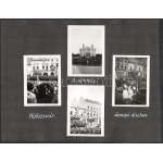 1940 Kolozsvár, erdélyi bevonulás, összesen 21 db fotó, rajtuk Horthy Miklós kormányzó attasékkal...