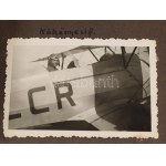ca 1940 M. kir. Repülőoktató katonatiszt fotóalbuma 58 db a katonasághoz, budaörsi reptérhez kötődő...